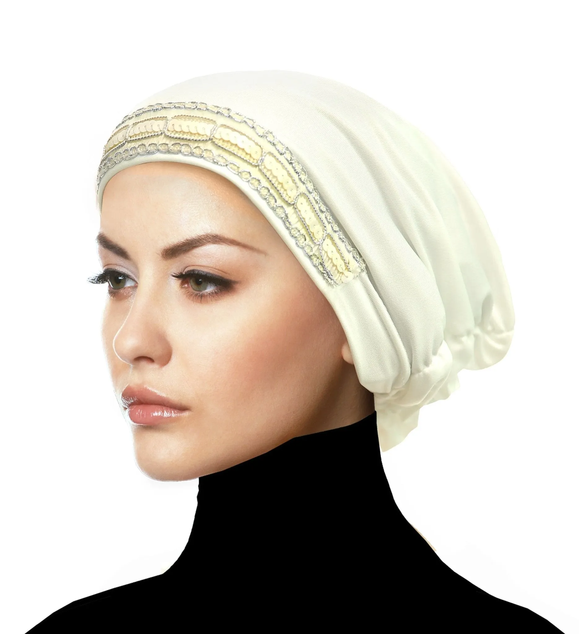 Women's Large Luxor Khatib Lycra Snood Hijab Cap