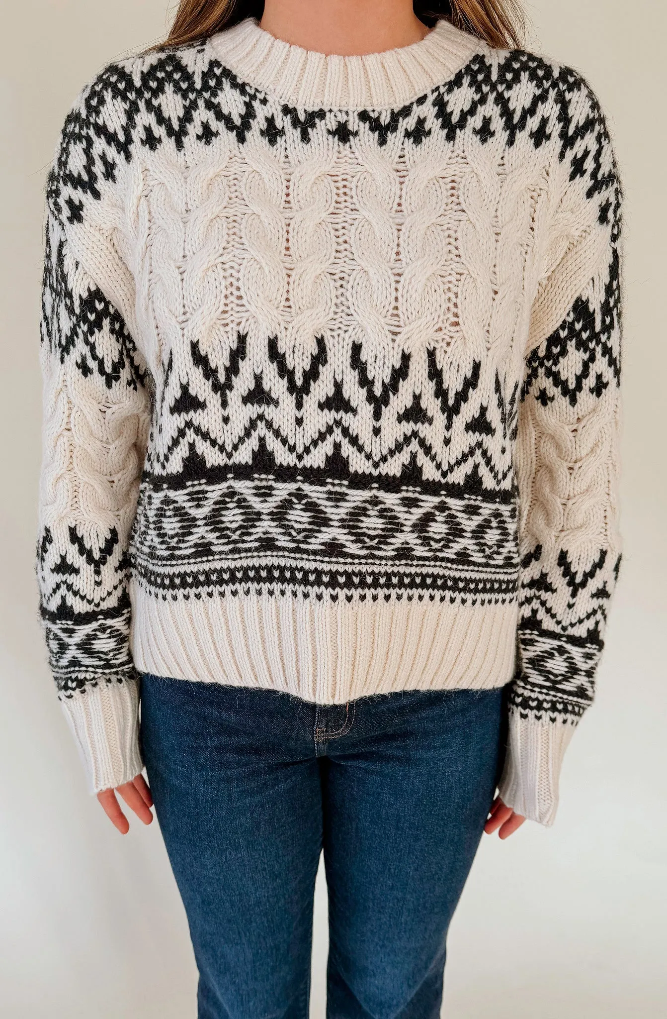 Z SUPPLY GARLAND FAIRISLE SWEATER