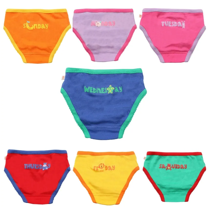 Zoocchini Kids Organic Panties - Days of the Week 7PC Set